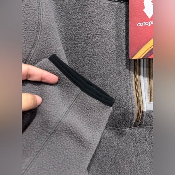 Cotopaxi Men’s Medium Abrazo Half-Zip Fleece Jacket Black Cinder GreyNWT - Picture 4 of 8